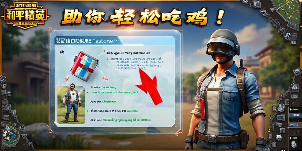 和平精英辅助【咪鸭容器直装】直播防录屏 漏打自瞄 人物透视 方框射线 人物距离 人物血条